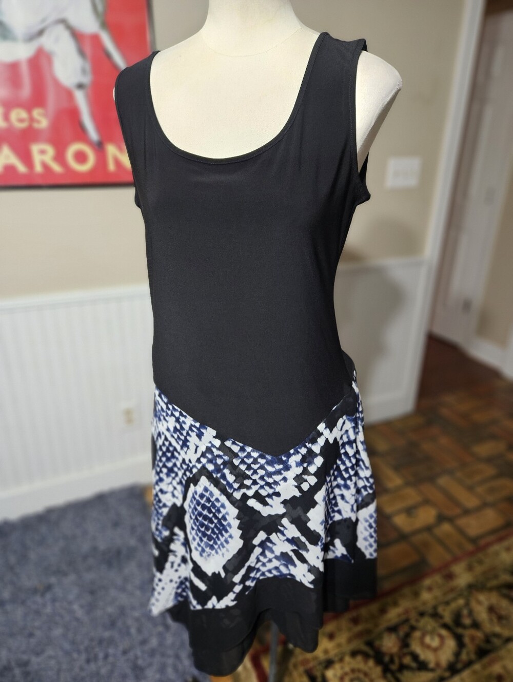 MSK Snake Print Dress Medium
